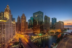 North Michigan Avenue Blue Hour