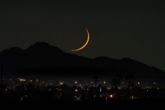 Crescent Moonset