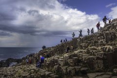Enjoying The Giant's Causeway